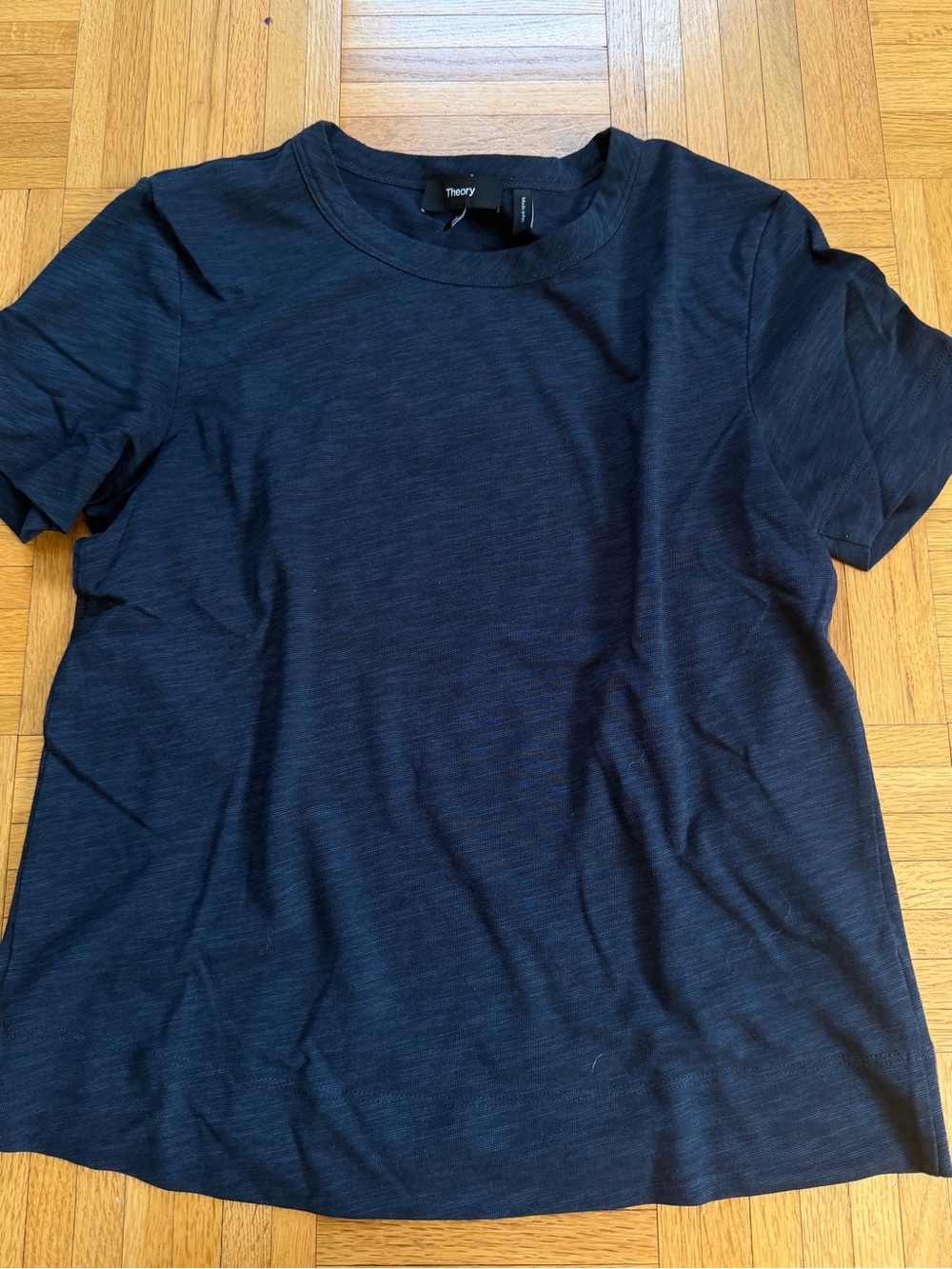 Theory women navy Crewneck T-Shirt